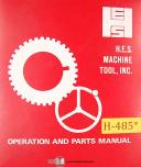 HES-HES 24 NCA, Lathe Install, Operations, Maintenance Wiring and Parts Manual 1973-24 NCA-01